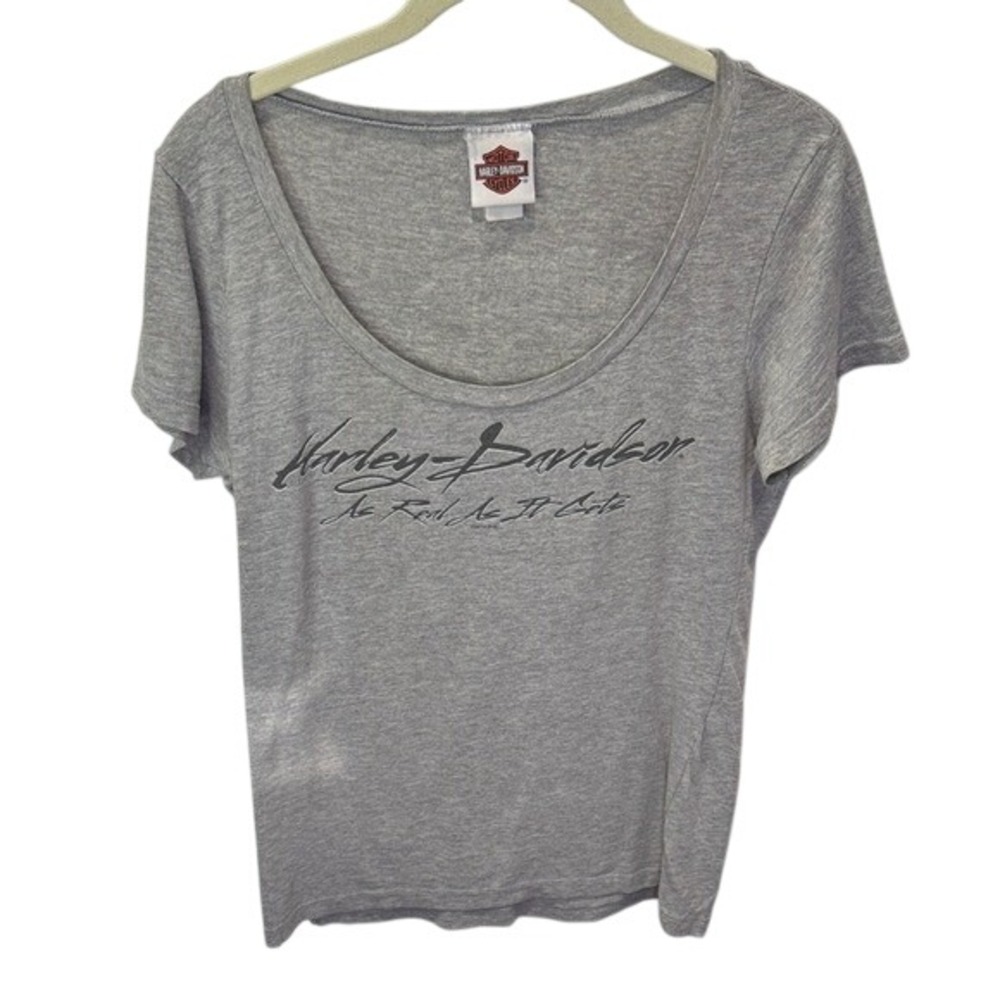 Harley Davidson Heather Gray T Shirt Motorcycle Ride‎ It Like You Stole It